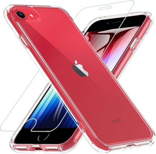 Coque iPhone 7 antichoc translucide anti-chute avec protecteur écran verre