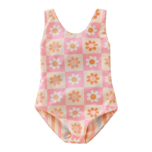 Traje de Baño de una Sola Pieza con Volantes Niñas
