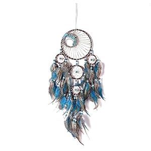 Turquoise Perles Dream Net Catchers Décoration Murale Voiture Suspendue Maison Chambre Voiture Ornement Indien Dreamcatchers Dream Catchers Grand