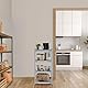 Relaxdays Schwerlastregal, HxBxT: 120 x 60 x 30 cm, 700 kg, verzinkter Stahl, Lagerregal Keller & Garage, braun/Silber