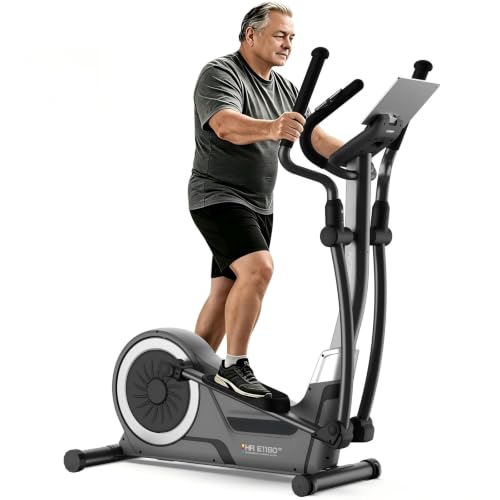 Image of HARISON Elliptical Machine for Home 350 LBS Capacity, Magnetic Elliptical Exercise Machine with 16-Level Resistance Control, Elliptical Trainer