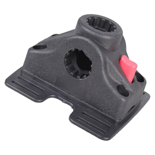 Adjustable Fishing Rod Holder Rafts Fishing Tool Rod Holder Device Secure Locks Deck Mounting Bracket Fishing Rod Holder Base