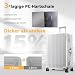 ALPHA CAMP Koffer Groß XL Reisekoffer TSA Schloss Large Suitcase Silber 98L