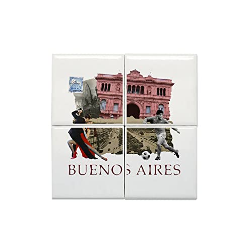 Carreaux Céramique Décoratifs tableau mural 40x40 rétro thème voyage Argentine