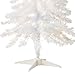 National Tree Company Pre-Lit Artificial Christmas Tree, White Tinsel, White Lights, Includes Stand, 4 feet