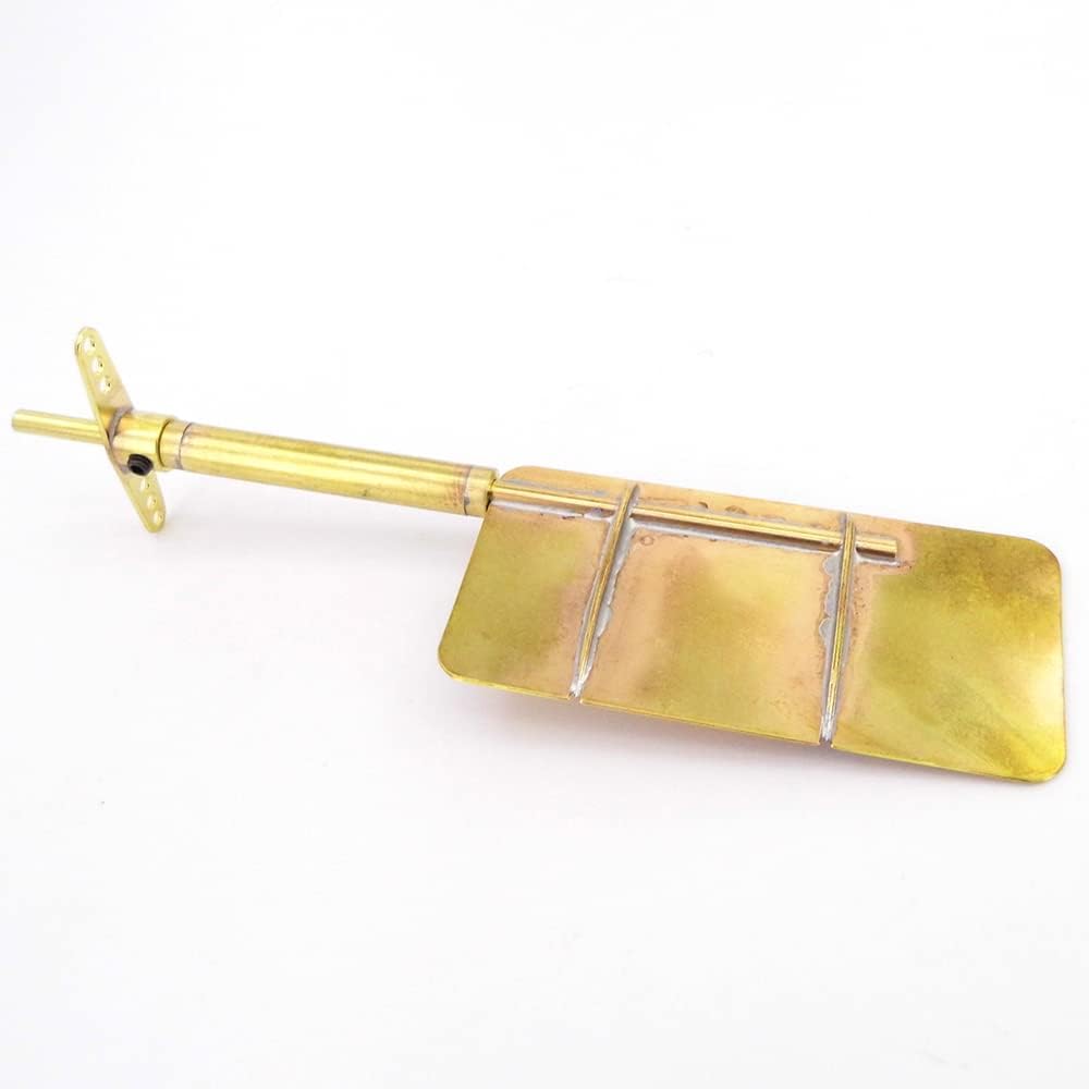 通用 RC Boat Rudder 62x30mm Copper Submerged Steering Rudder for RC Boat Tug Fishing Boat Model Toy Boat Spare Parts (Sleeve Length 30mm)