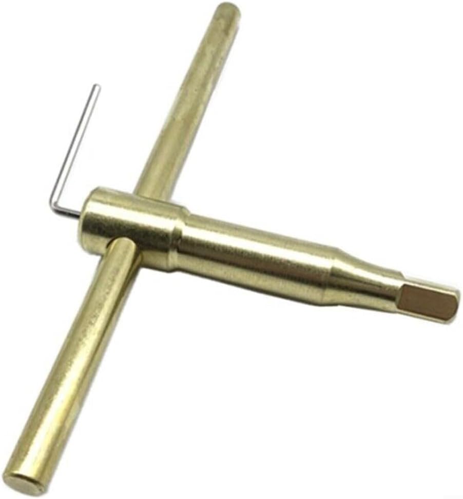 Lathe Chuck Tools Lathe Chuck Key Wrench Adjustable 40CR Quenching T Shape Wrench Handle, 10Mm/12mm/14mm (10mm)