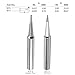 soldering tips for weller ST7 ST5 Screwdriver & Conical Tip, Nozzle tip for WP25, WP30 and WP35 Irons and WLC100 Station Soldering, Desoldering(6pcs)