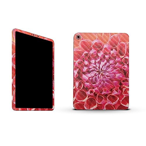 Image of MightySkins Carbon Fiber Skin Compatible with Apple iPad 10.9 inch 10th Gen (2022) Full Wrap Kit - Mum Closeup | Protective, Durable Textured Carbon Fiber Finish | Easy to Apply | Made in The USA