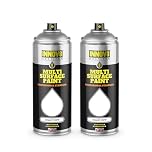 INNOV8 COATINGS Multi Surface Spray Paint - 2 x 400ml - Indoor & Outdoor Use - No Primer or Top Coat Needed - Anti Corrosive, UV Resistant & Fast Drying - Matt Finish - Chalk WHITE