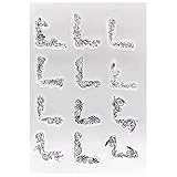 クリアスタンプ コーナー 飾り シリコン 判子 手帳や手作りカードに