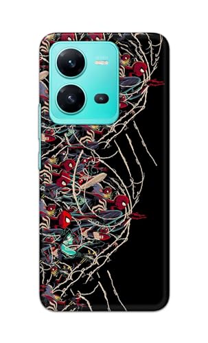 Image of PRINTFIDAA Printed Hard Back Cover Case for Vivo V25 Back Cover (Famous Cartoon Character) -112