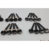 Tuning Key Winder Hebanowy mahoń Akcesoria do skrzypiec Wał części zamienne do skrzypiec (Color : Ebony wood 3)