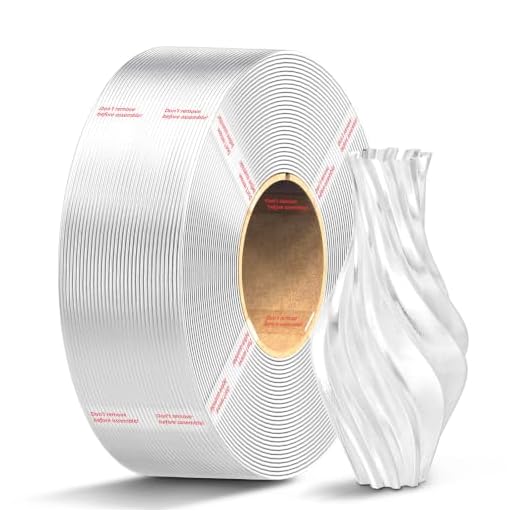 ⚡ ANYCUBIC PETG Filament Refill, 3D Printer Filament, for Reusable Spools, Dimensional Accuracy +/- 0.02mm, Fit with Most Reusable Spools, 1KG, Clear