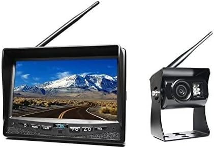 SimpleSight™ 7" Wireless Camera System with Wired Side Camera Inputs by Rear View Safety