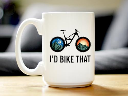Taza de Cerámica Blanca 15oz para Ciclismo miniatura 2