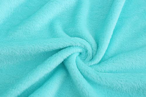 Image of Kids Hooded Bathrobe Girls Soft Plush Hooded Flannel Pajamas Sleepwear Boys Spa Robe