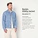 Amazon Essentials Men's Rigid Denim Relaxed-Fit Utility Jacket with Pockets, Vintage Blue, X-Large