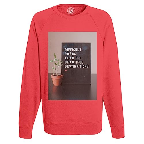 Sweat Homme Les Routes Difficiles Mènent à de Belles Destinations pour Sorties
