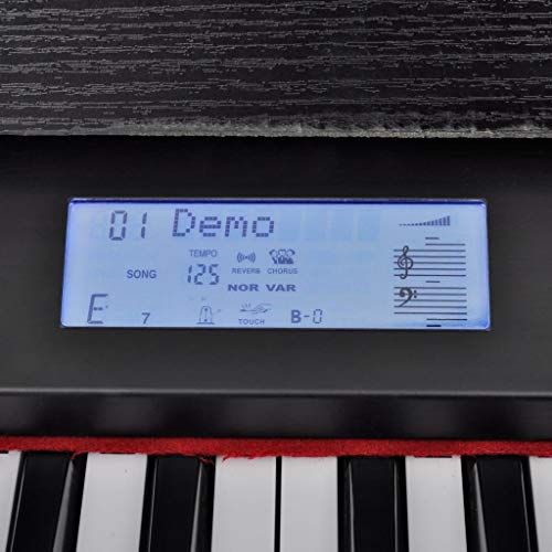 Cerlingwee Piano numérique, Piano électronique 88 Touches avec pupitre pour la Maison - Les Beatles, Paul McCartney, John Lennon, RIngo Starr, George Harrison Cerlingwee Piano numérique, Piano électronique 88 Touches avec pupitre pour la Maison – Image 4