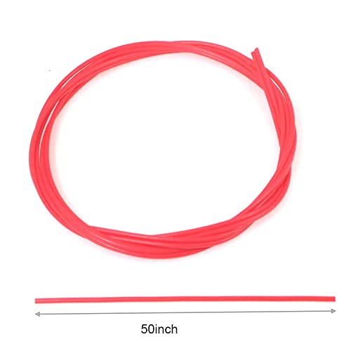 Pitillos rojos flexibles para spray 127 cm 10 unidades miniatura 2