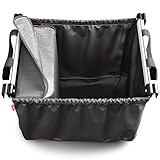 achilles Easy-Cooler Alu, Faltbare Einkaufswagentasche mit Kühlfach, Einkaufstasche passend für alle gängigen Einkaufswagen, 33x50x38cm