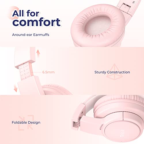 Tribit Kinder kopfhörer, Sicherer Klang, Kopfhörer für Kinder über Ohr, HD Stereokopfhörer mit Mikrofon… - Image 5