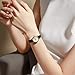 PINDOWS Reloj analógico de Cuarzo Fino y Minimalista Mujer Imagen de PINDOWS Reloj analógico de Cuarzo Fino y Minimalista Mujer