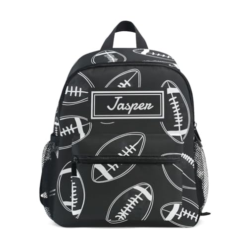 CHIFIGNO Mochila escolar infantil personalizada para meninas e meninos com nome, lindas mochilas pequenas personalizadas de volta às aulas