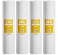 Max Water 5 Micron 20 x 4.5 Sediment Filter 20 inch Whole House BB Water Filtration System Replacement Compatible Cartridge DGD-5005-20, FP25B, AP810-6, FPMB5-20, P5-20, 155358-43, 4-Pack
