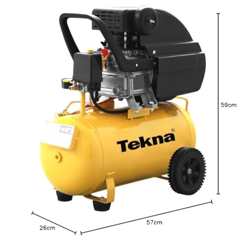 COMPRESSOR DE AR TEKNA 220V 20 LITROS 2HP 116 PSI COM KIT DE ACESSORIOS CP8022-2CK3B