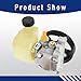 GXYWADY Power Steering Pump with Pulley & Reservoir Replacement for Mazda 6 l4 2.3L 2006-2007