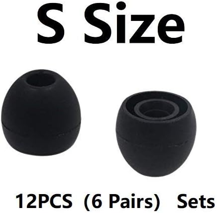 Miniatura 3 de 12 almohadillas de silicona de repuesto de tamaño pequeño para auriculares intrauditivos Powerbeats Pro, BeatsX, Senso, TOZO, Sony y otros orificios