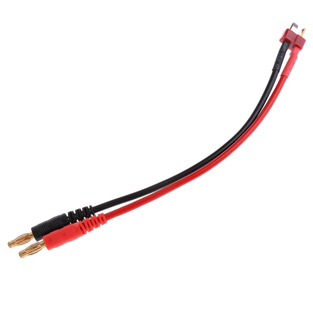 BNF®4.0 Golden Banana to T-Plug Male Plug Cable Wire Harness for Battery Adapter 14AWG|Package Includes:1 Piece 4.0mm Banana to T-Plug Male Connector Cable Leads-image-30