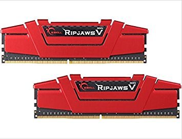 G.Skill 8GB (2 x 4GB) Ripjaws Vシリーズ DDR4 PC4-19200 2400MHz デスクトップメモリモデル F4-2400C17D-8GVR