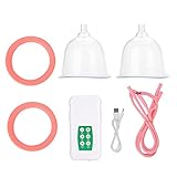 Electric Breast Enhancement Instrument, Breast Enhancement Enlarge Massager, Women Udder Massager Machine, Breast Massager Double Cup(CD Cup)