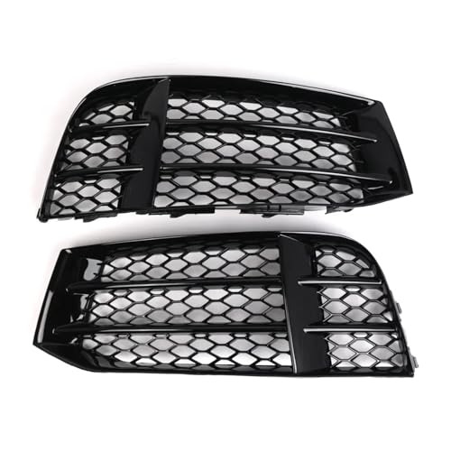 Grille de phare antibrouillard en finition noir brillant Audi