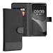 Produktbild kwmobile Wallet Case kompatibel mit OnePlus Nord CE 2 Lite 5G - Hülle mit Ständer - Handyhülle Kartenfächer Anthrazit Schwarz