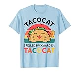 Kids Taco Cat Spelled Backward Funny Cat Lover Gift Boy Men T-Shirt