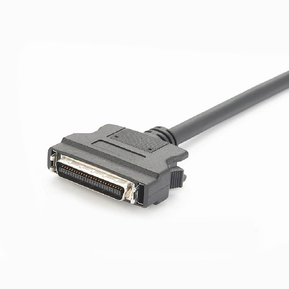 Elecbee SCSI MDR 50 pin maschio a maschio connettore dritto tipo a scatto con cavo 2,5 m