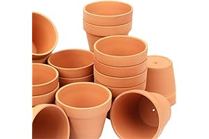 4-Inch Terracotta Clay Flower Pots (26-Pack)