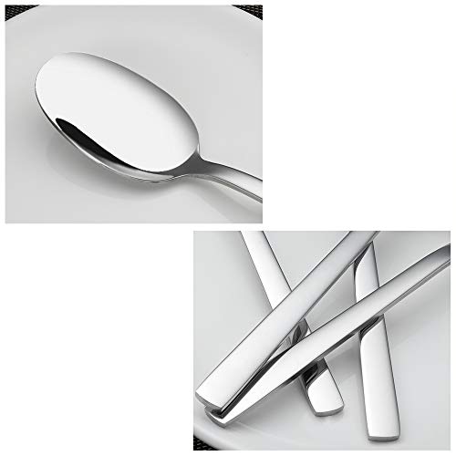 Large Table Serving Spoons 6 Pieces, Stainless Steel Kitchen Serving Utensil 24 cm/9.44 Inch - Image 3