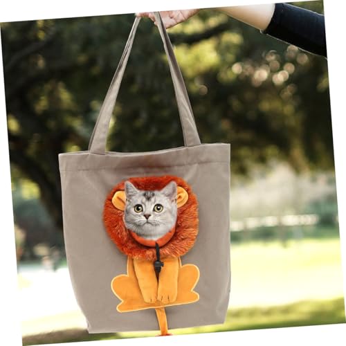 Bolsa de lona para gatos resistente a arañazos y muy ventilada 3