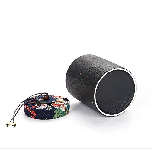 Gaofao Calrm For Ashes Cremation Funeral Sealing Ceramics Memorial Ashes For Adult Or Pet 12.2 9.2Cm Calrm (Color : C) #TOP2