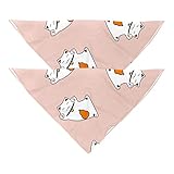 Lavable y reutilizable: la bandana para perro es fácil de limpiar y solo lavar a mano. No lavar a máquina, no usar blanqueador, fácil de cuidar y almacenar. Producto no desechable que se puede reutilizar para la decoración diaria o protección contra el frío