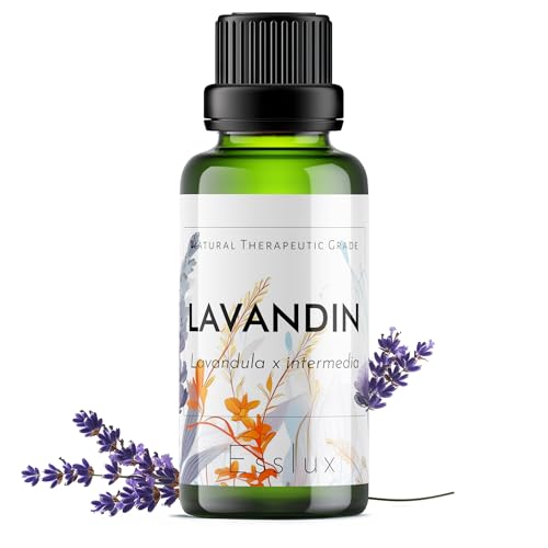 Image of Esslux Lavandin Essential Oil - Pure & Natural Undiluted for Aromatherapy & Skin Therapeutic Grade Oil (Undiluted & Uncut - 100% Virgin) - Massage, Candle Making (Lavandin, 30 ML (Pack of One))