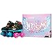 Crazy Skates Dream Roller Skates for Girls with LED Light-up Wheels - Black (Size: US Mens j12 | US Ladies j12 | EU 30)