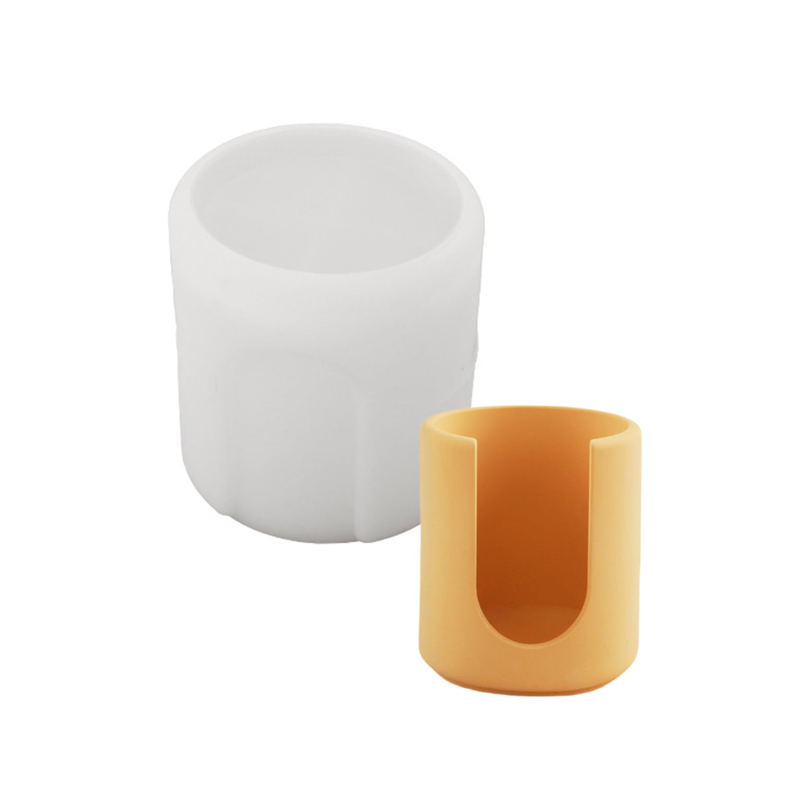 Tsophreniq Cylinder Resin Molds for Epoxy Resin, Holder Tealight Holder Essential Oils Diffuser Melt Warmer Essential Oils Warmer