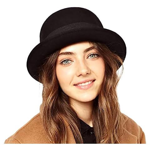 INOGIH Wool Derby Hat for Men and Women Cover