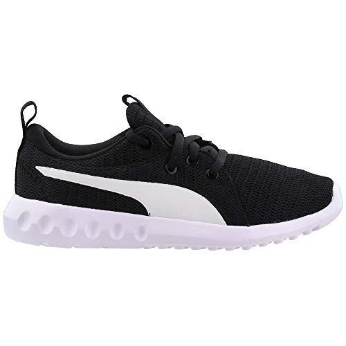 PUMA PUMA Unisex Kid's Carson 2 Sneakers, Black-White, 1.5 M US Little Kid